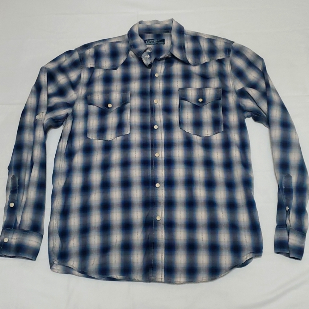 OTB snap button down size small shirt